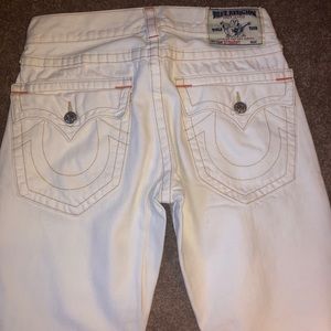 True Religion White Jeans Size 31